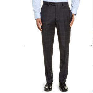 JACK VICTOR Charcoal Plaid Trousers Essence ct